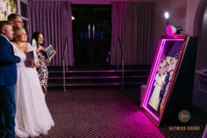 Magic mirror a wedding party