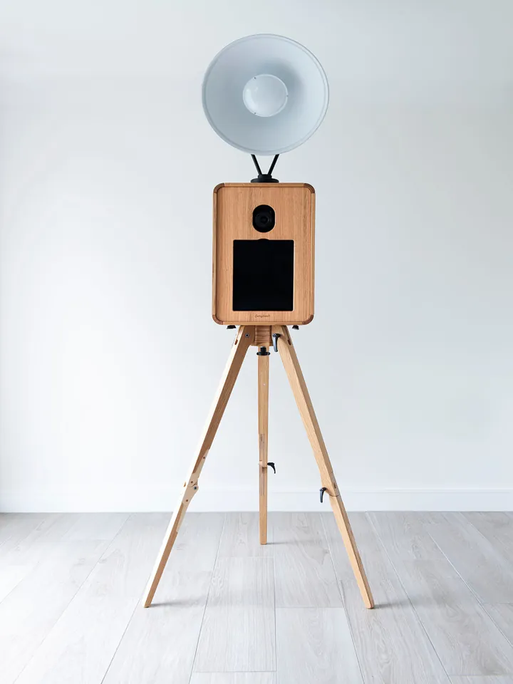 The Artisan Photo Booth — handcrafted oak design