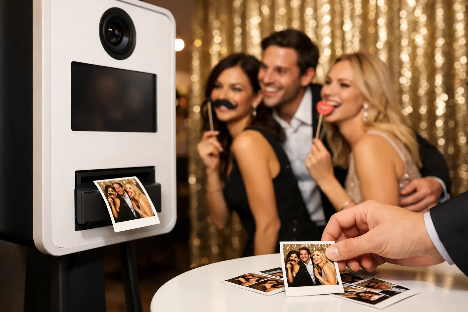 Why a Photo Booth With Instant Prints Works